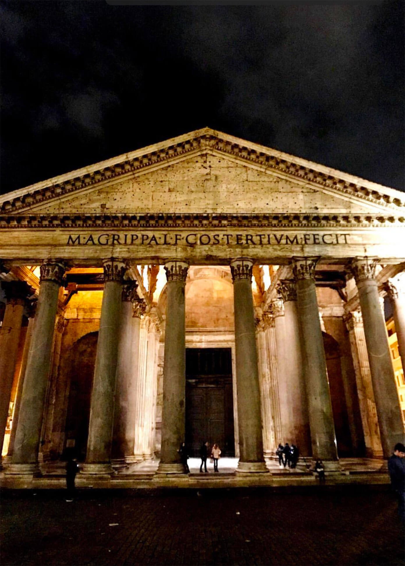 Pantheon At Night