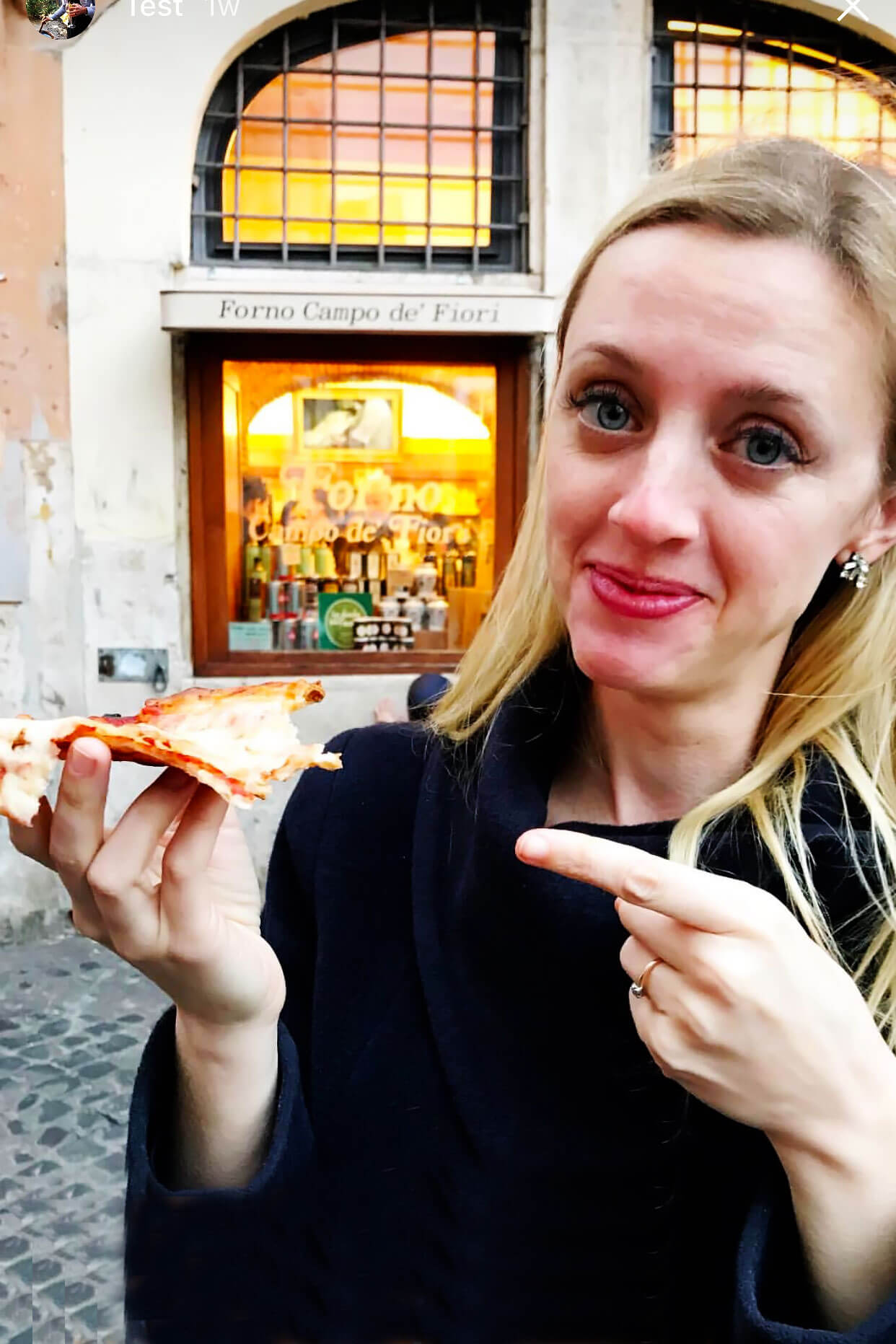 Forno Campo de Fiori Pizza Bianca in Rome