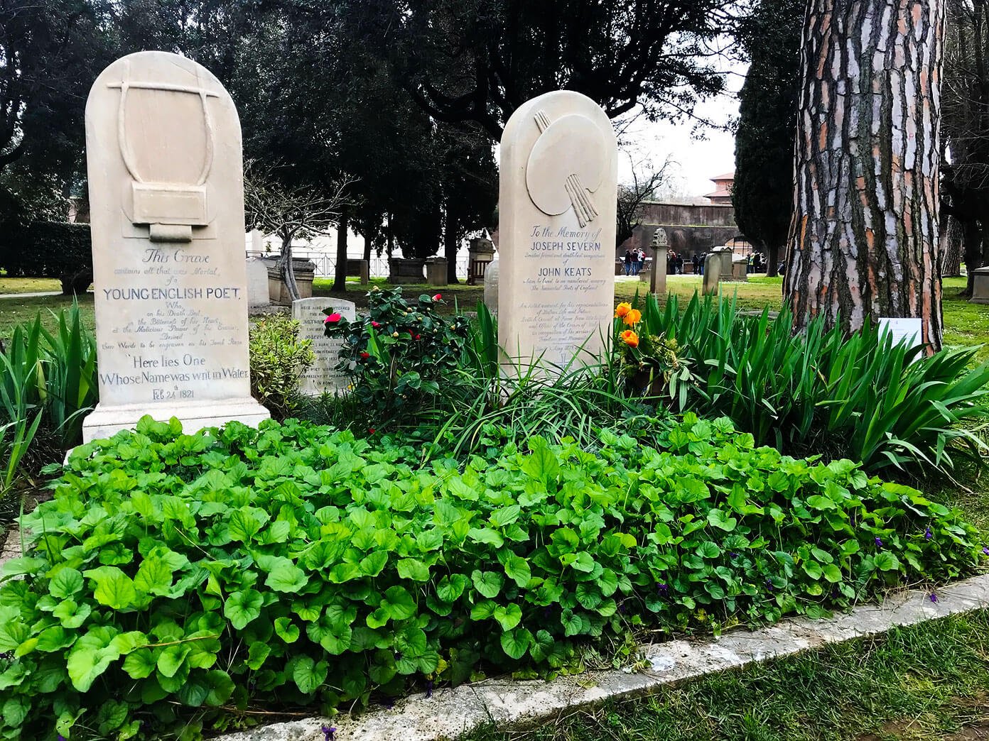 John Keats' Grave in Rome