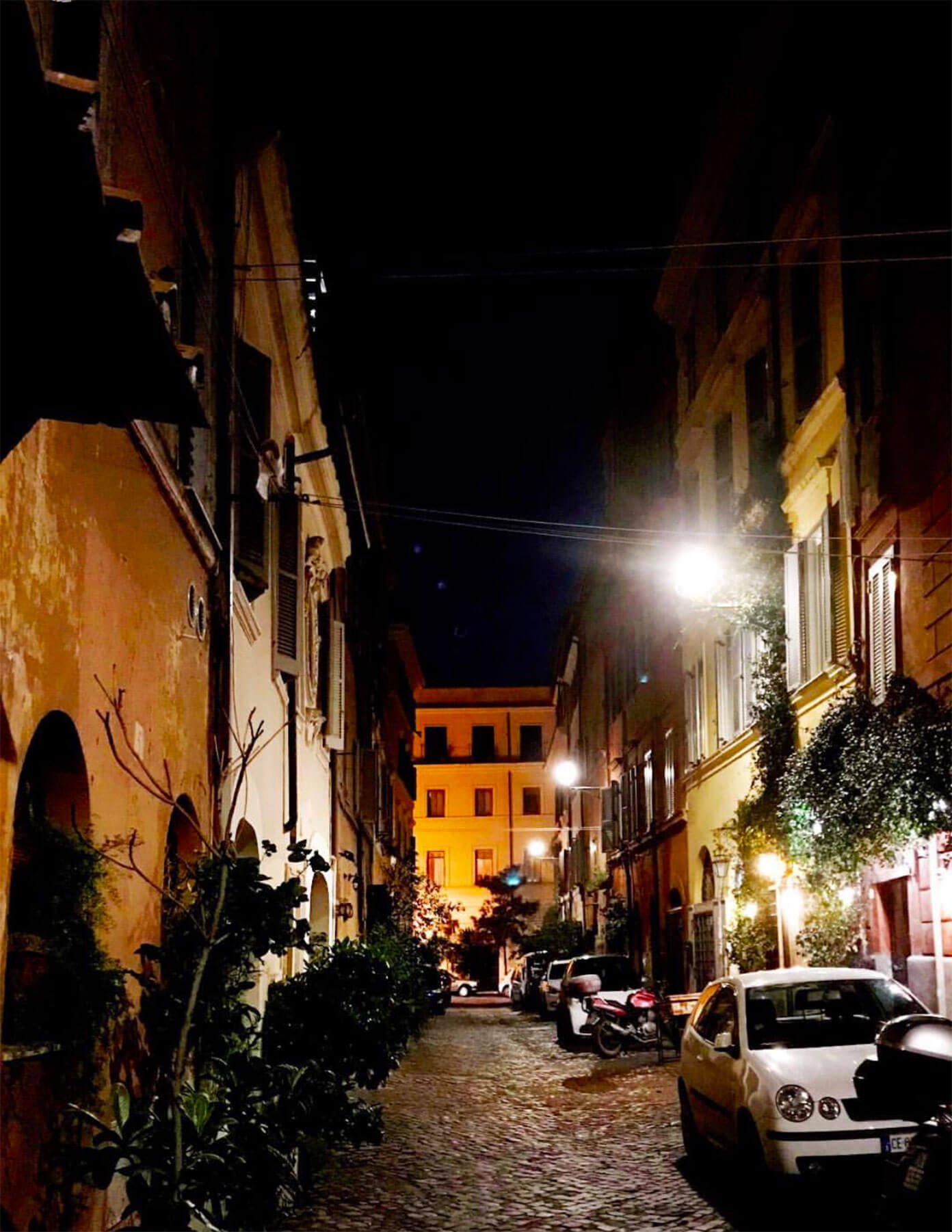 Evening stroll in Rome