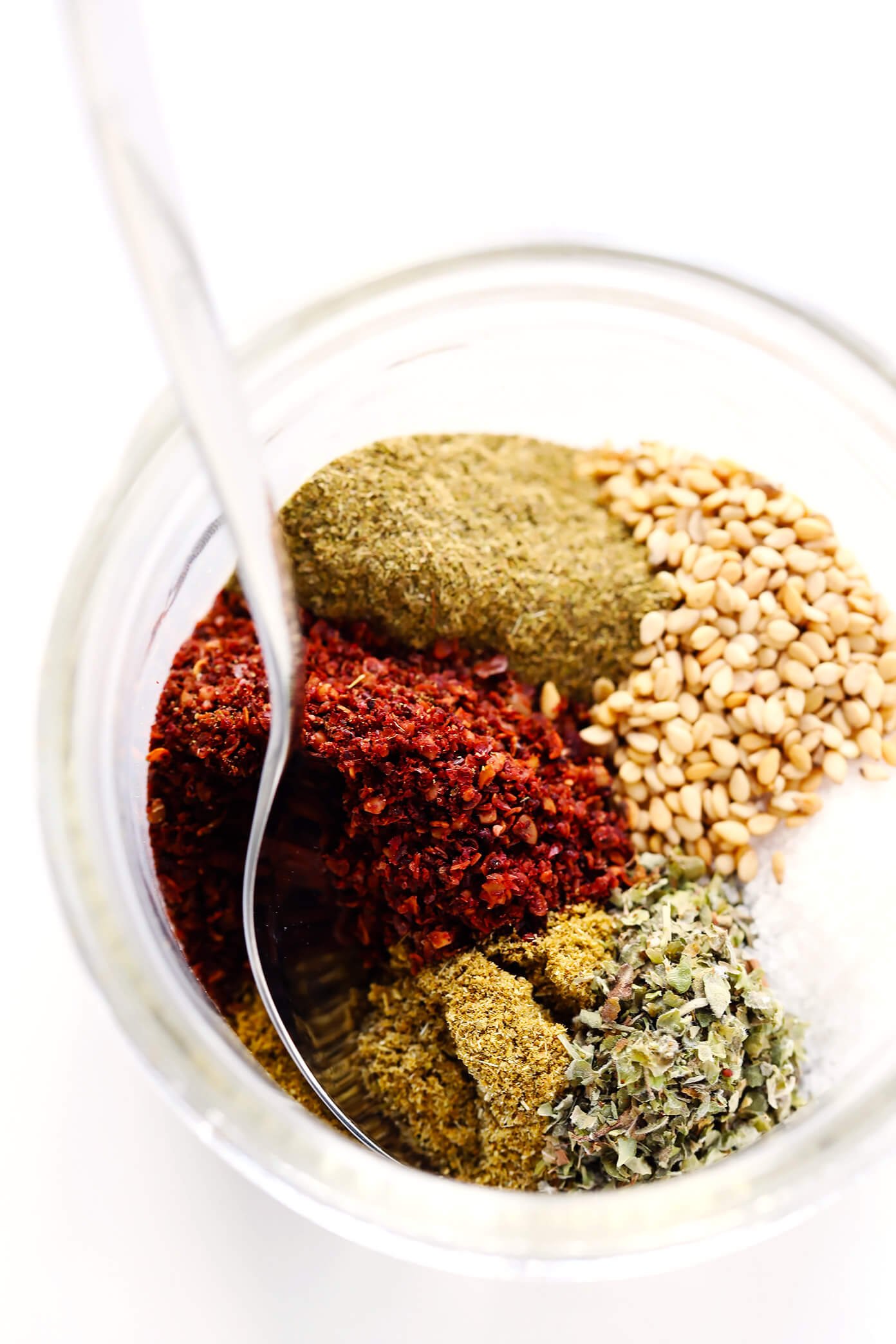 Homemade Middle Eastern Za'atar Spice Recipe + How to Use it