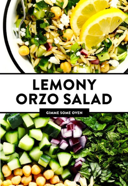 Lemony Orzo Salad