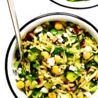 Lemon Orzo Pasta Salad