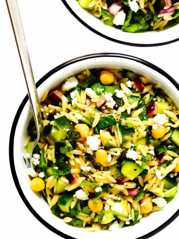 Lemon Orzo Pasta Salad