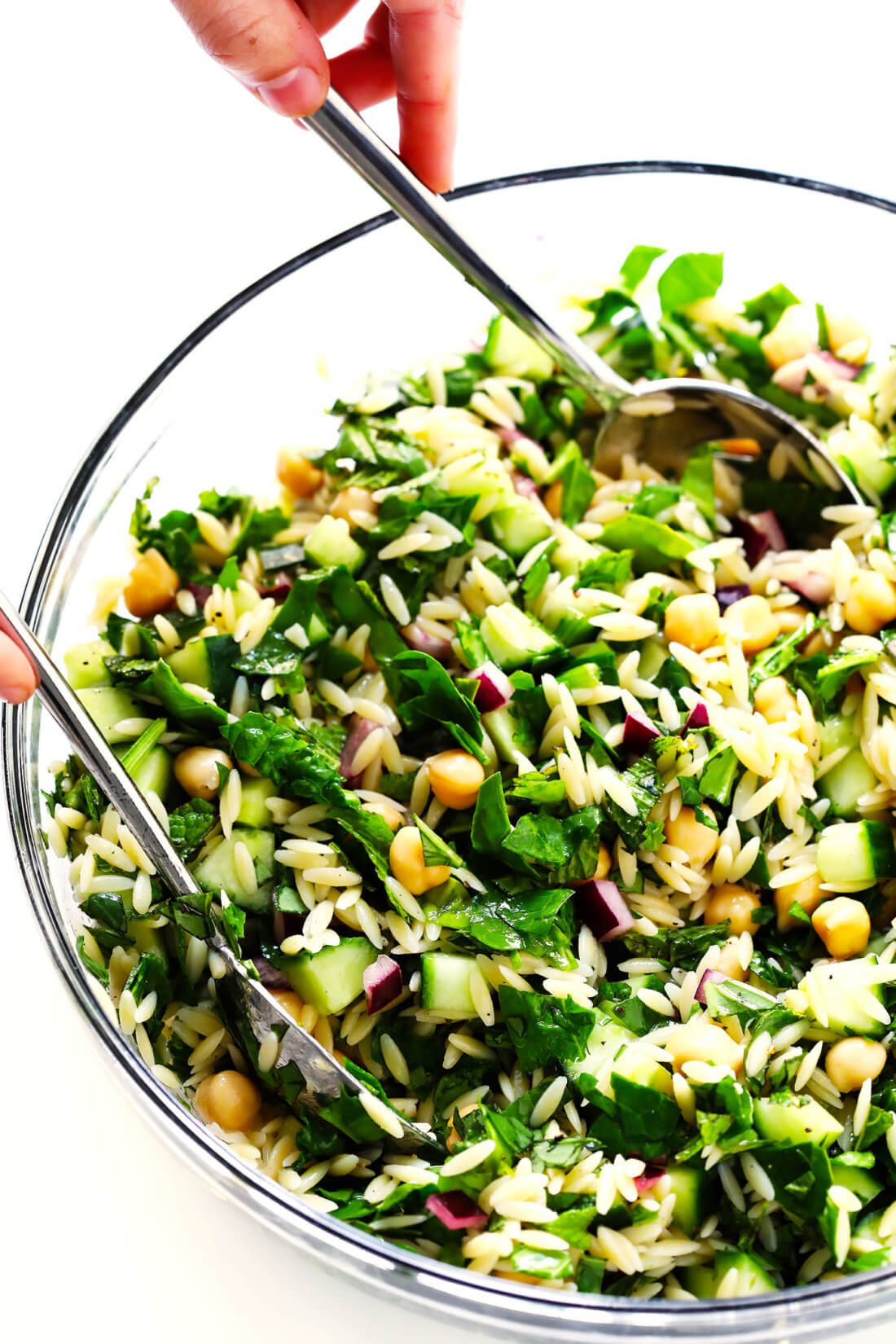 Herb Lovers Lemony Orzo Pasta Salad