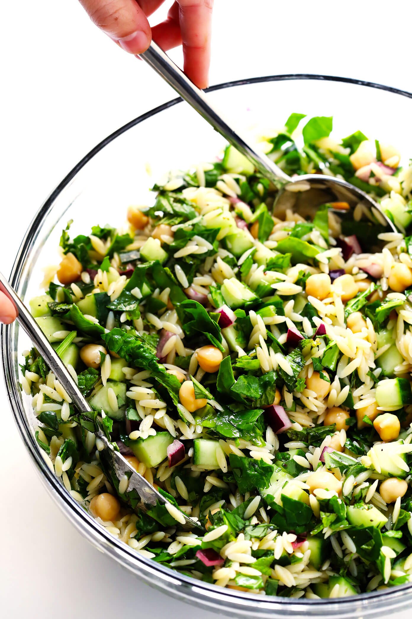 Herb-Lovers Lemony Orzo Salad | Gimme Some Oven