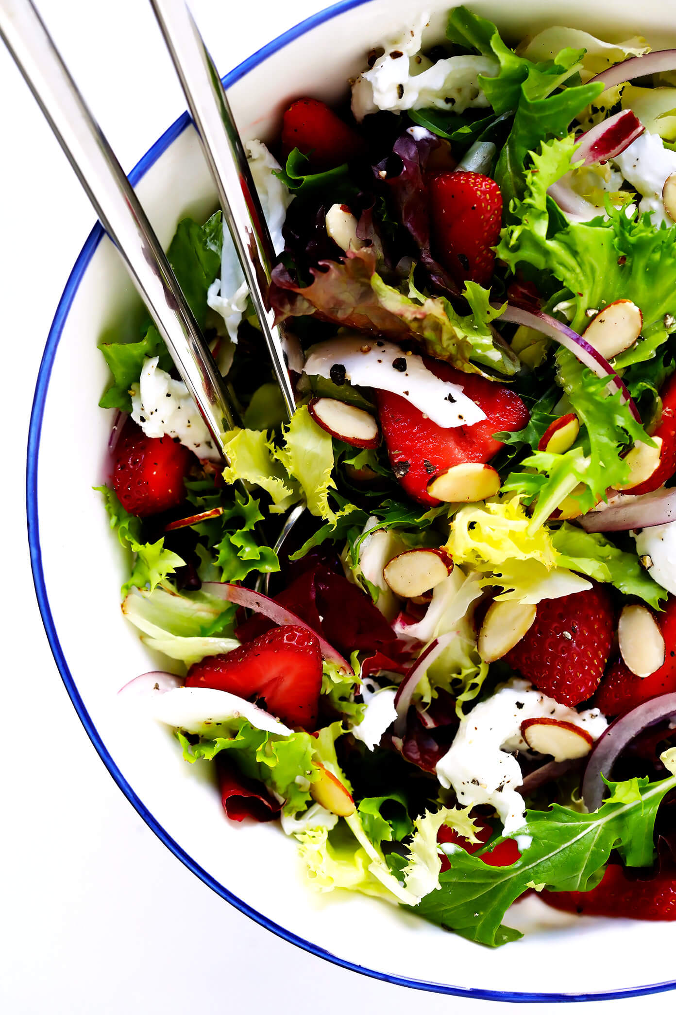 How To Make Strawberry Burrata Salad with Basil Vinaigrette