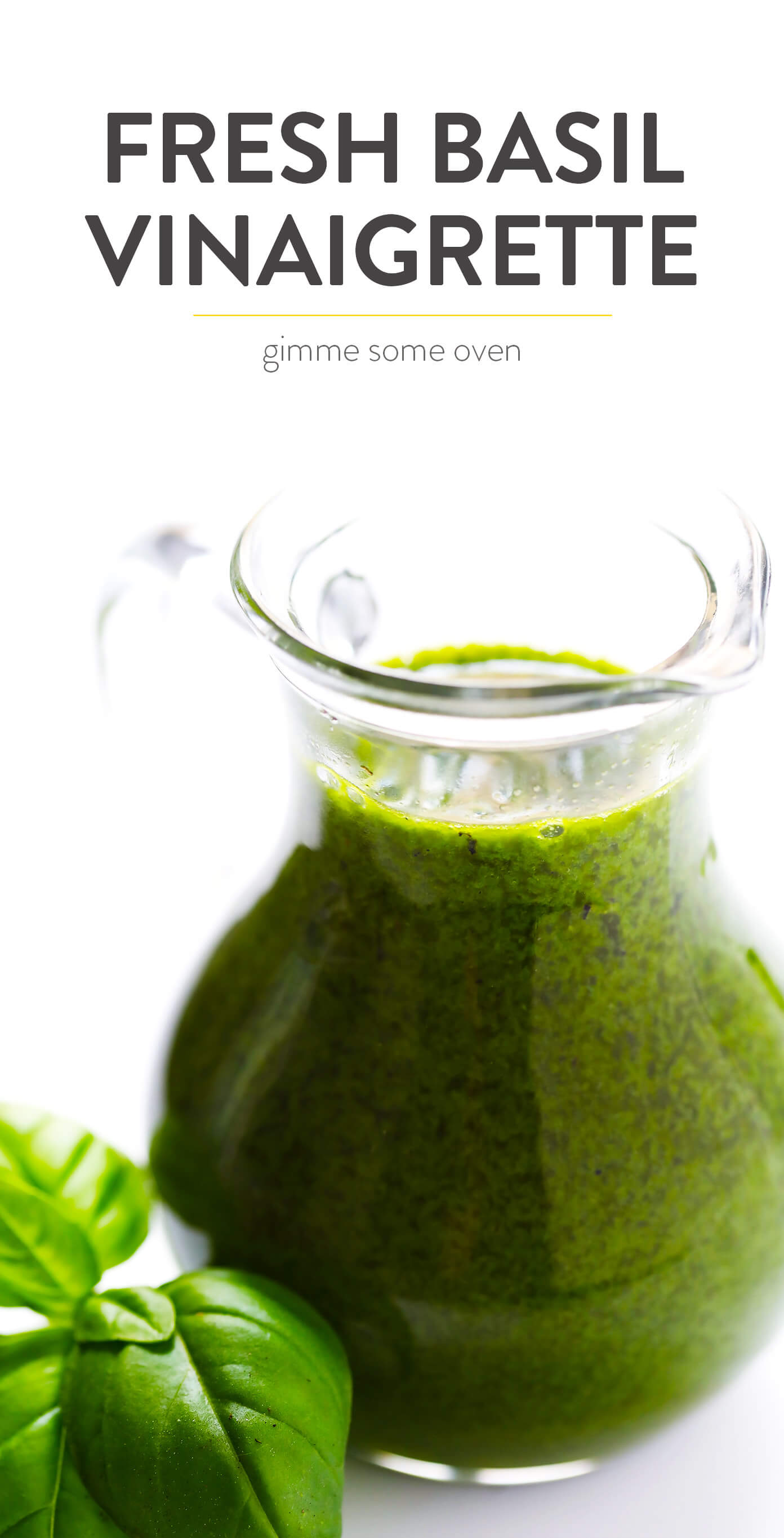 Basil Vinaigrette Recipe