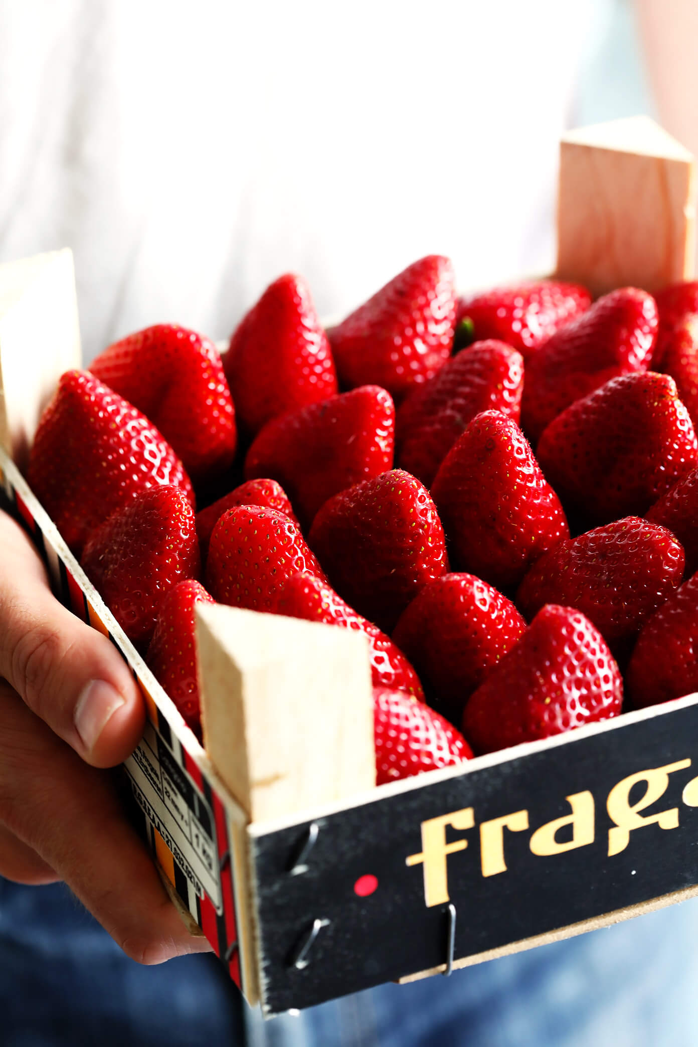 Fresh Strawberries for Strawberry Burrata Salad