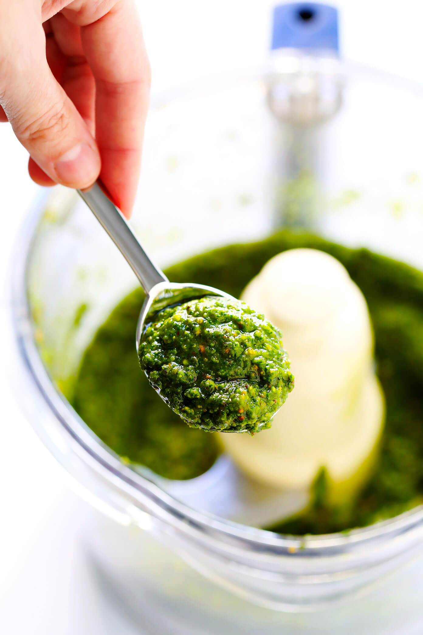 How To Make Pistachio Pesto in the Food Processor