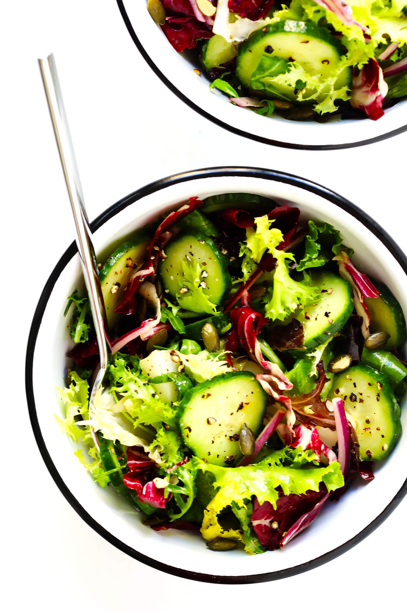 would totally eat salad for every meal if chopping up veggies wasn