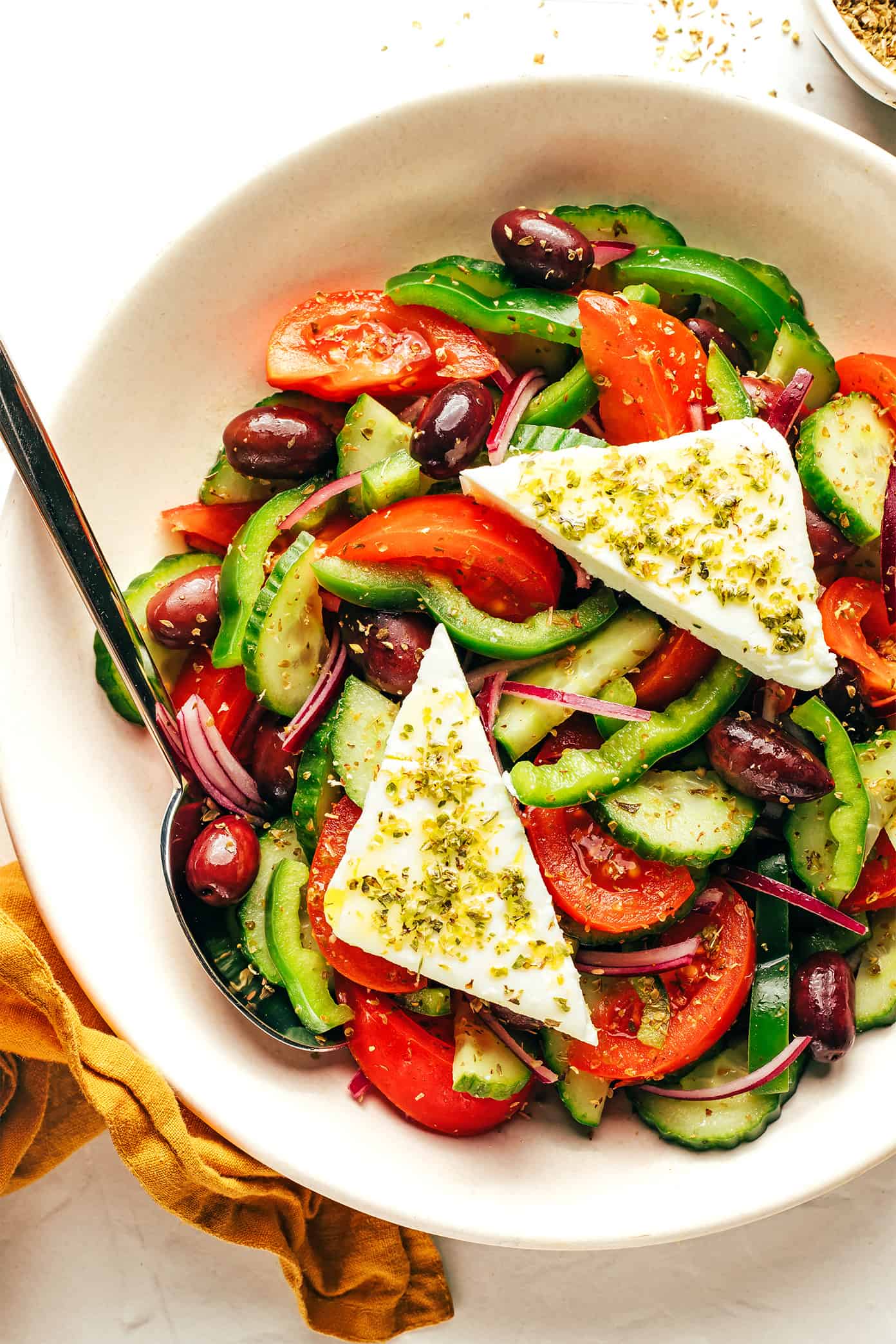 Authentic Greek Salad - Gimme Some Oven