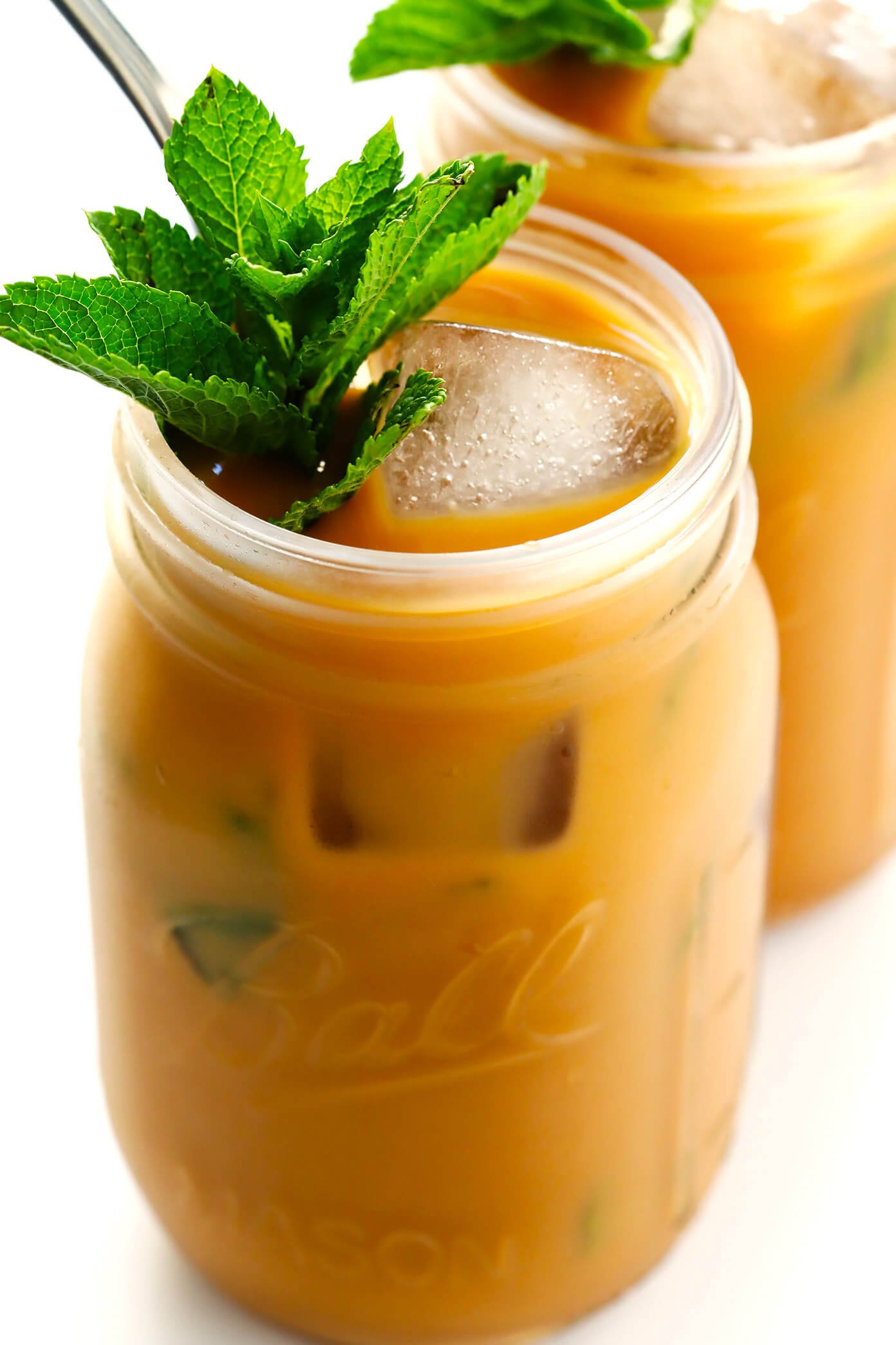 Perfect Mint Mojito Iced Coffee