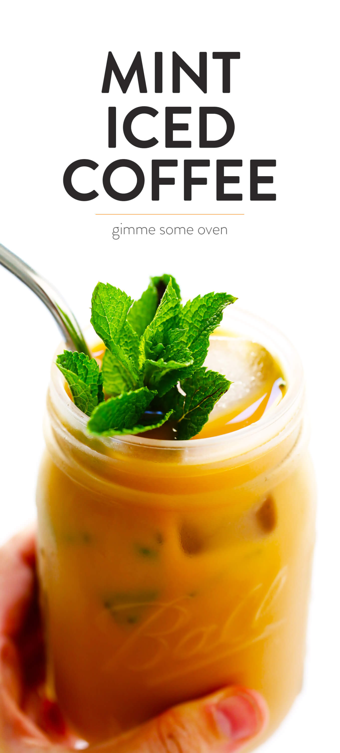 The most delicious Mint Iced Coffee recipe!