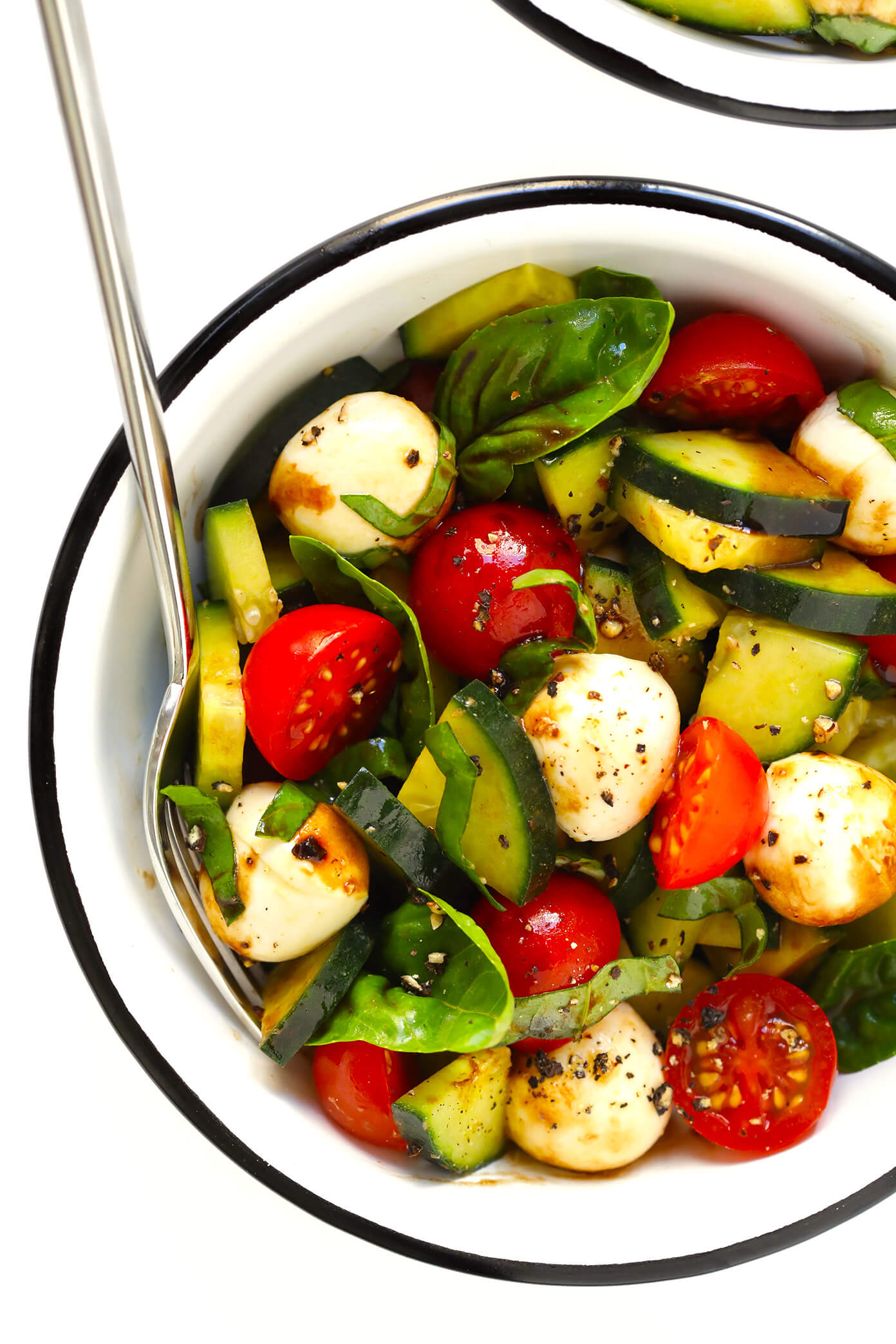 Caprese Cucumber Salad Recipe