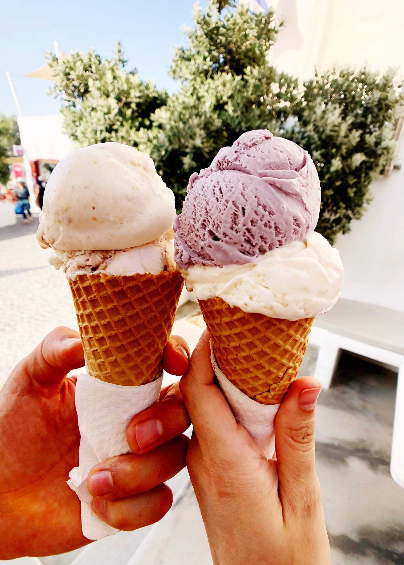 Lolita's Gelato in Santorini, Greece