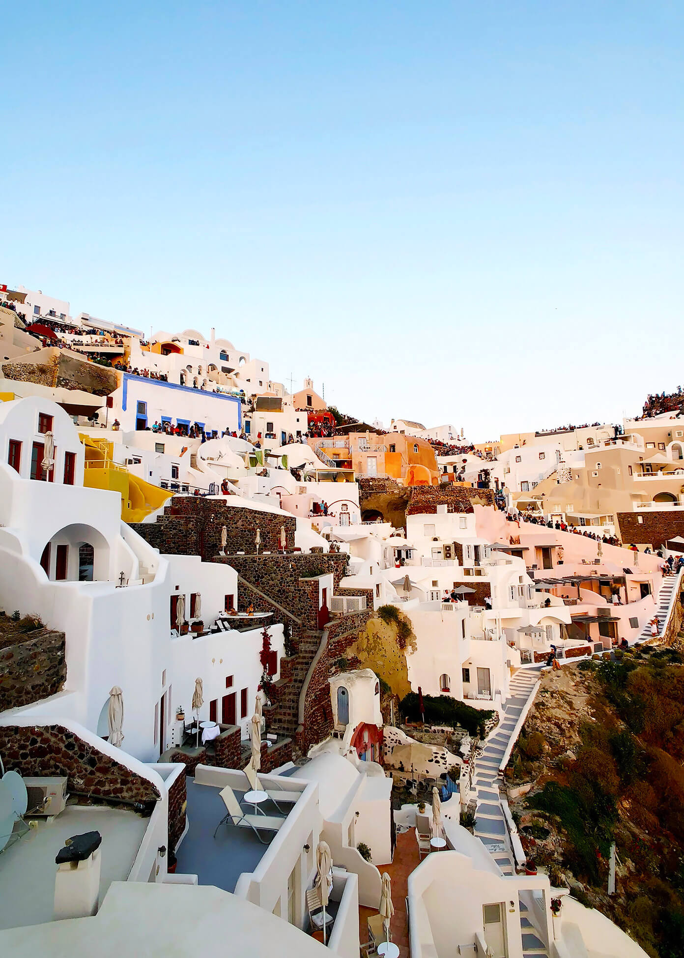 Oia Views in Santorini Greece