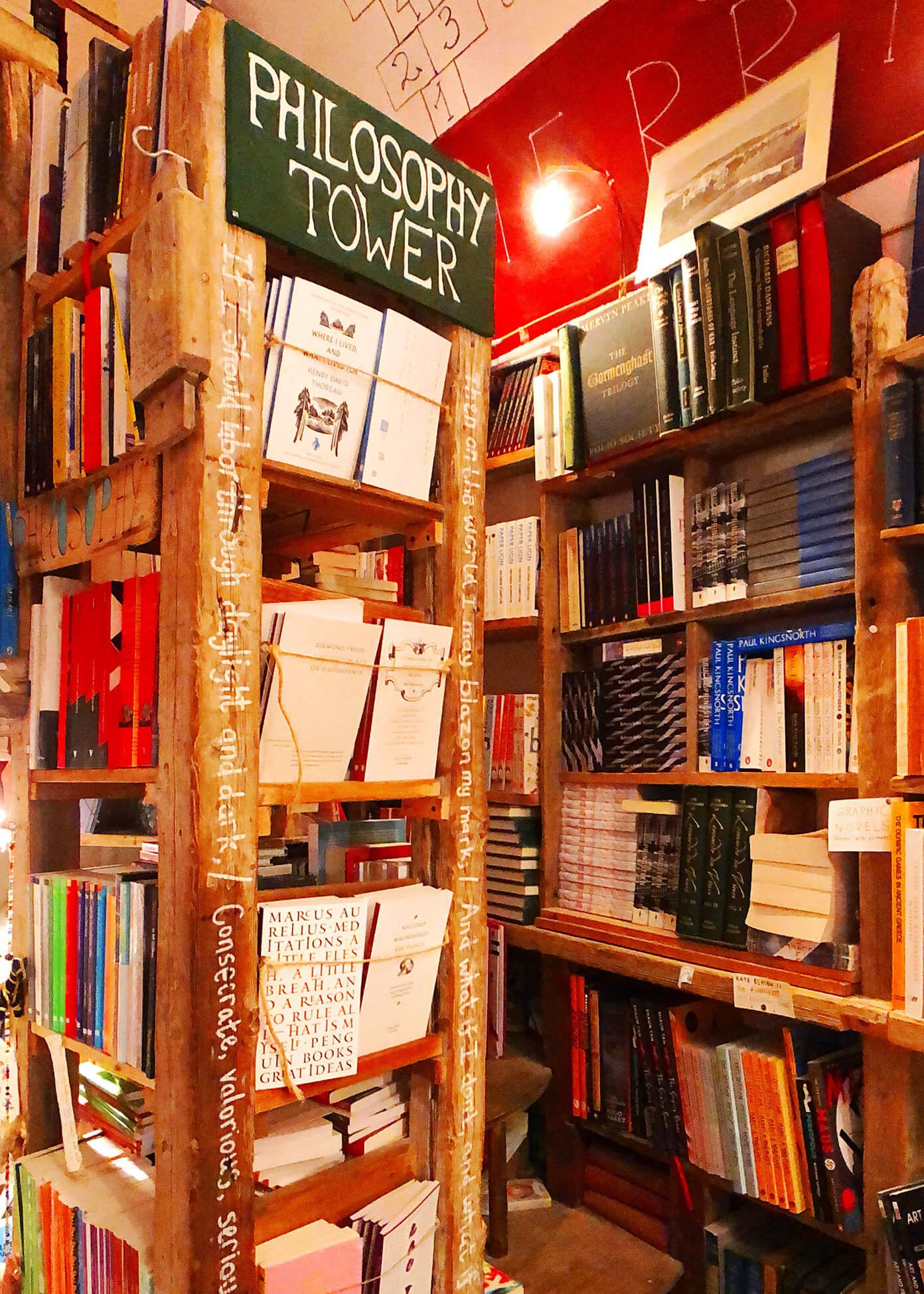 Atlantis Bookstore in Oia Santorini Greece