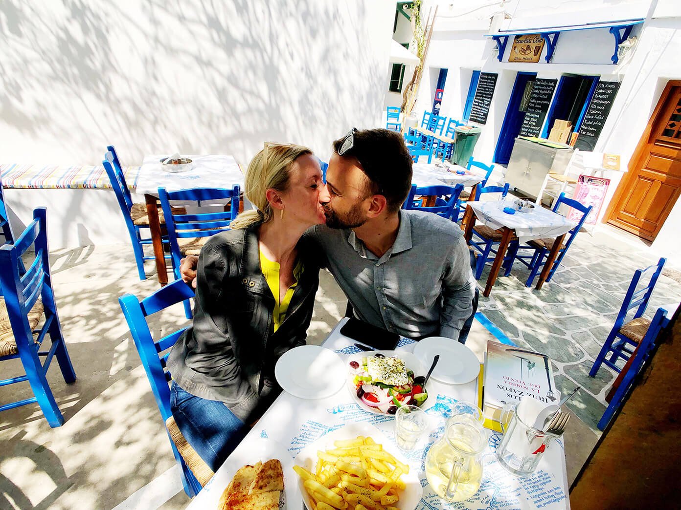 Lunch in Folegandros, Greece