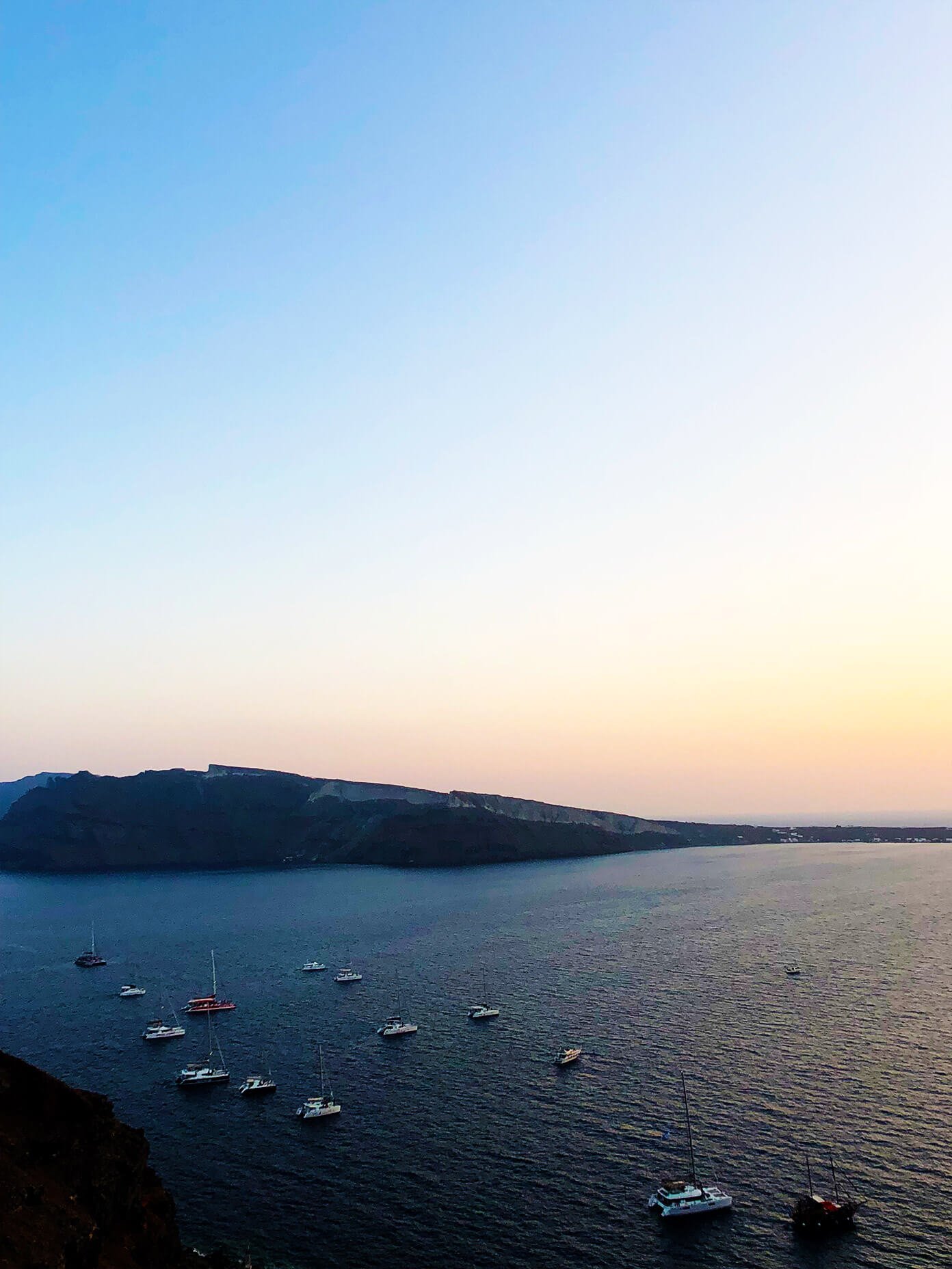 Ammoudi Bay in Oia Santorini Greece