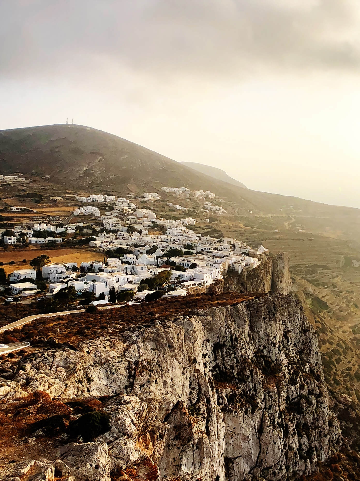 Sunset in Folegandros, Greece