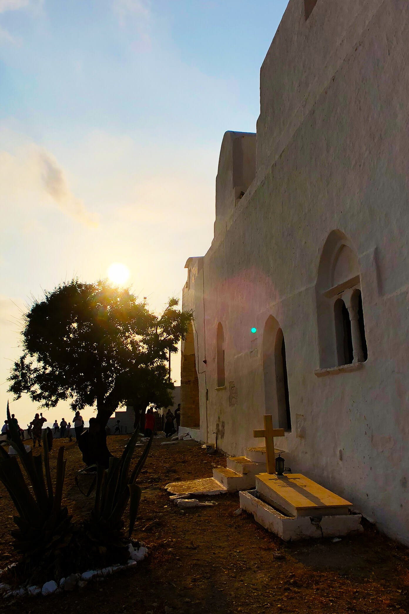 Sunset Church Views in Folegandros, Greece