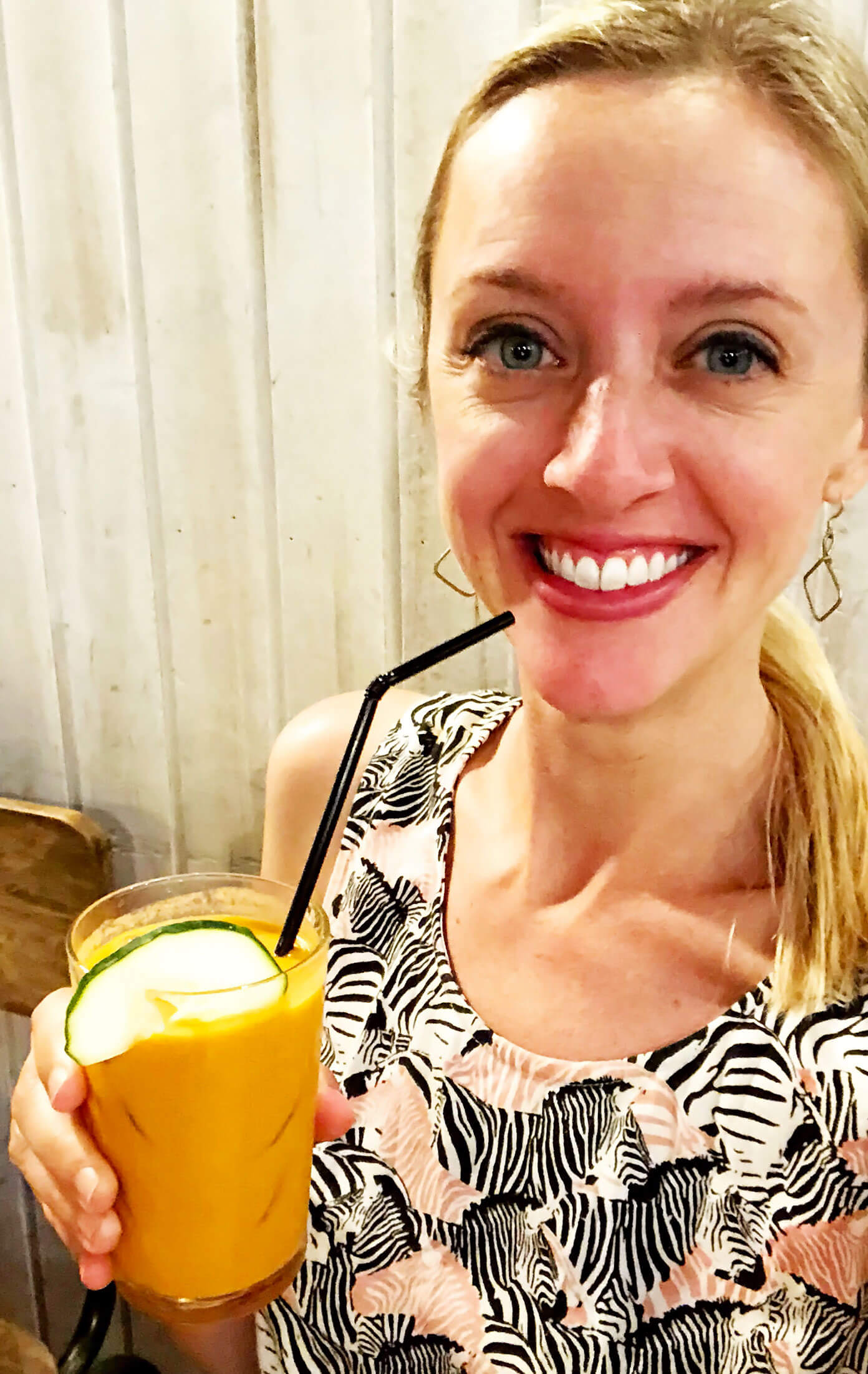 Gimme Some Oven food blogger Ali Martin | Glass of gazpacho in Sevilla