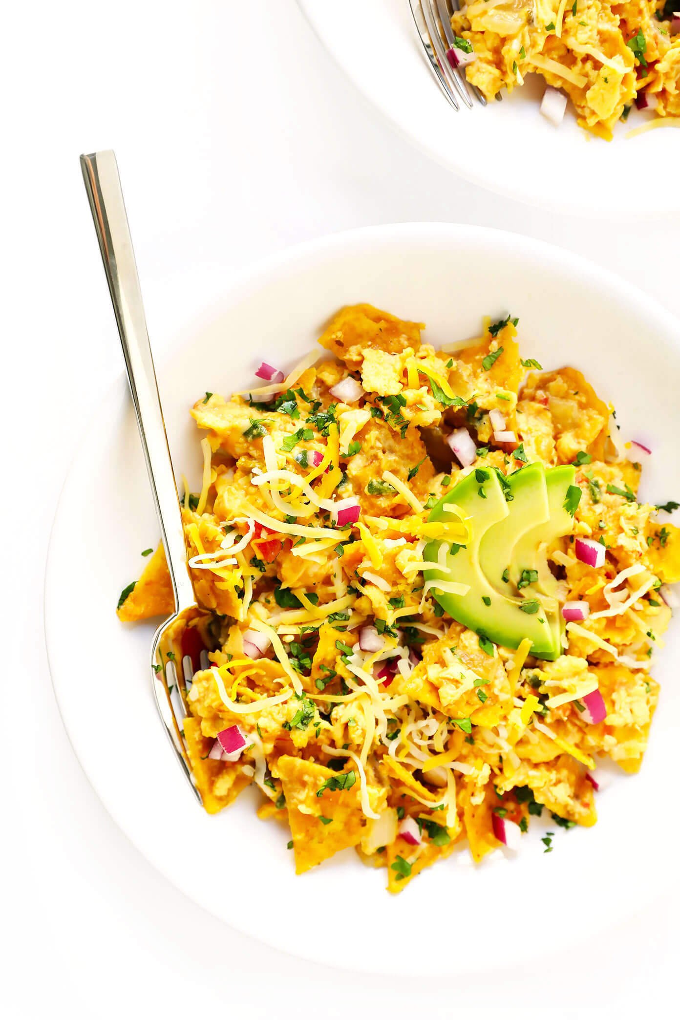 Tex-Mex Migas Recipe with Avocado