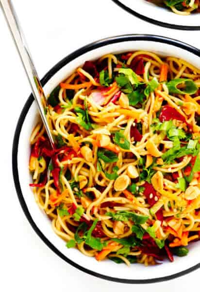 Easy Cold Sesame Peanut Noodles with the BEST Peanut Sauce Recipe