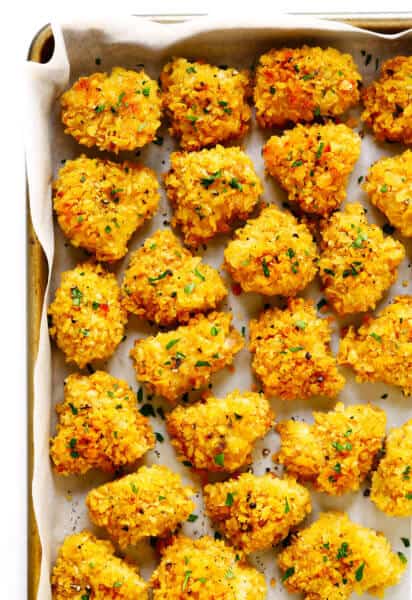 3-Ingredient Ultra Crispy Baked Chicken Nuggets Recipe