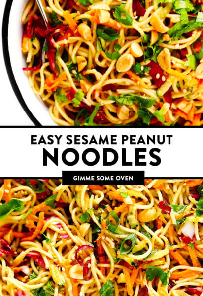Cold Sesame Peanut Noodles Recipe