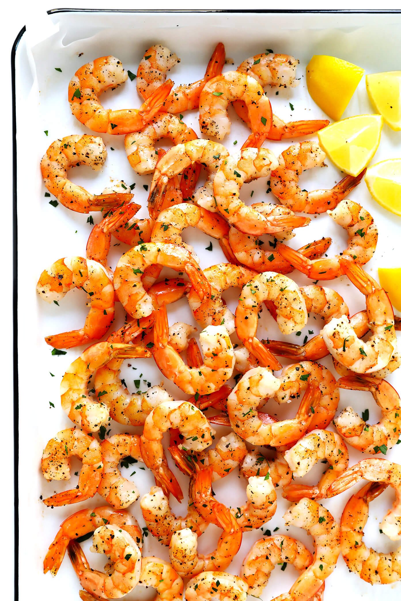 Oven Roasted Shrimp with Lemon