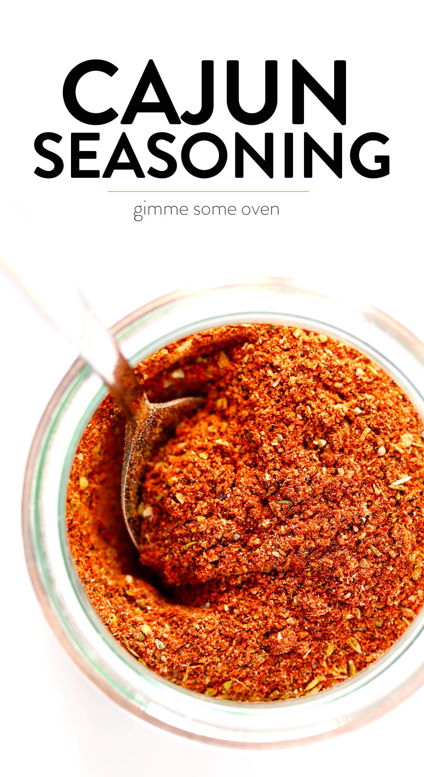 Cajun Spice (Homemade Cajun Seasoning!) - No Spoon Necessary