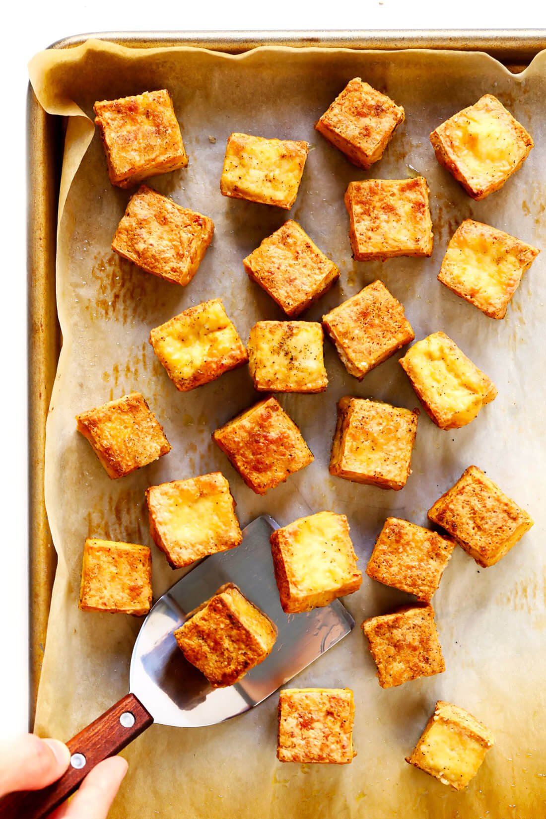 Magic Garlicky Tofu - Gimme Some Oven