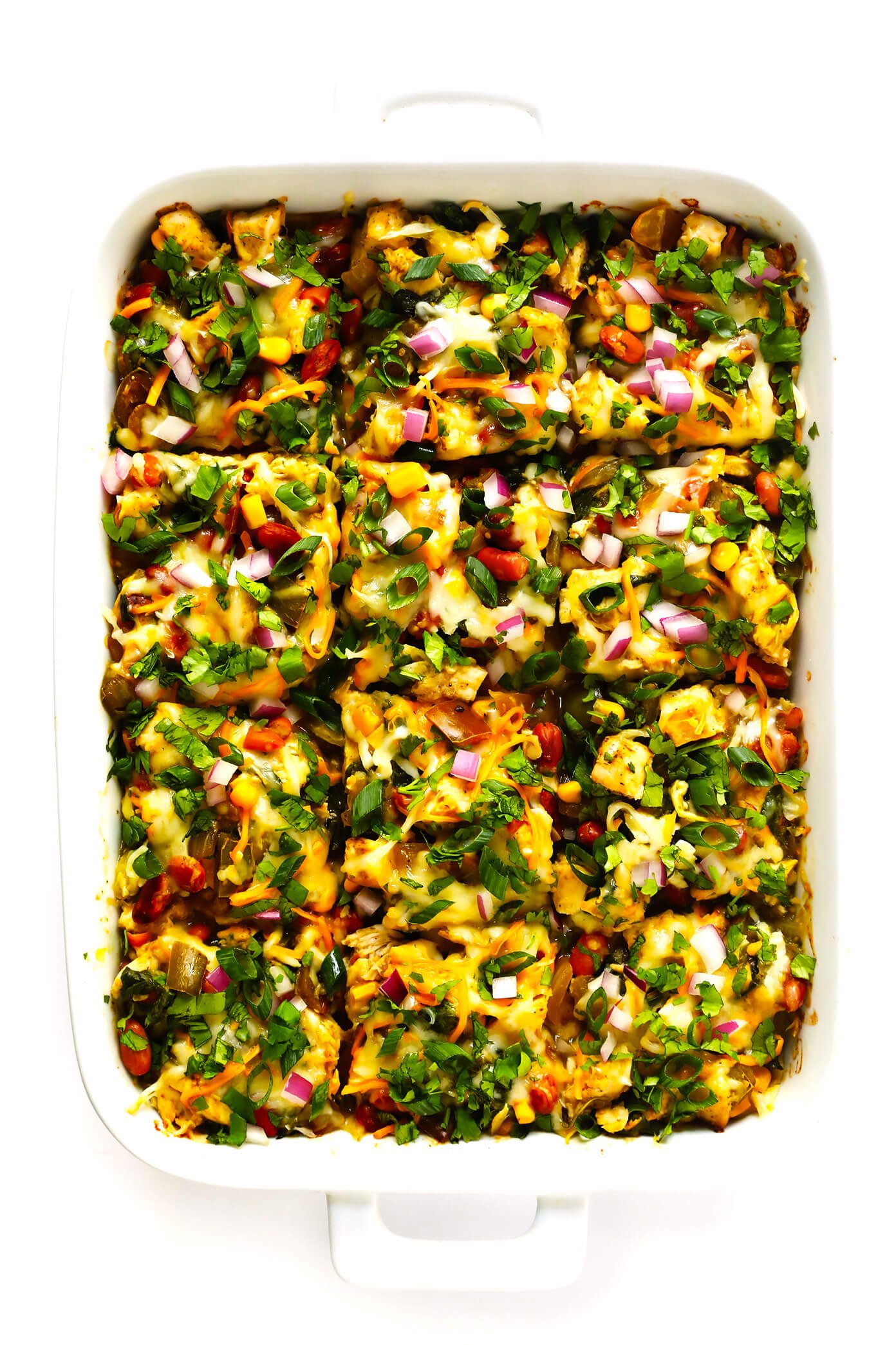 Green Chicken Enchilada Casserole Recipe