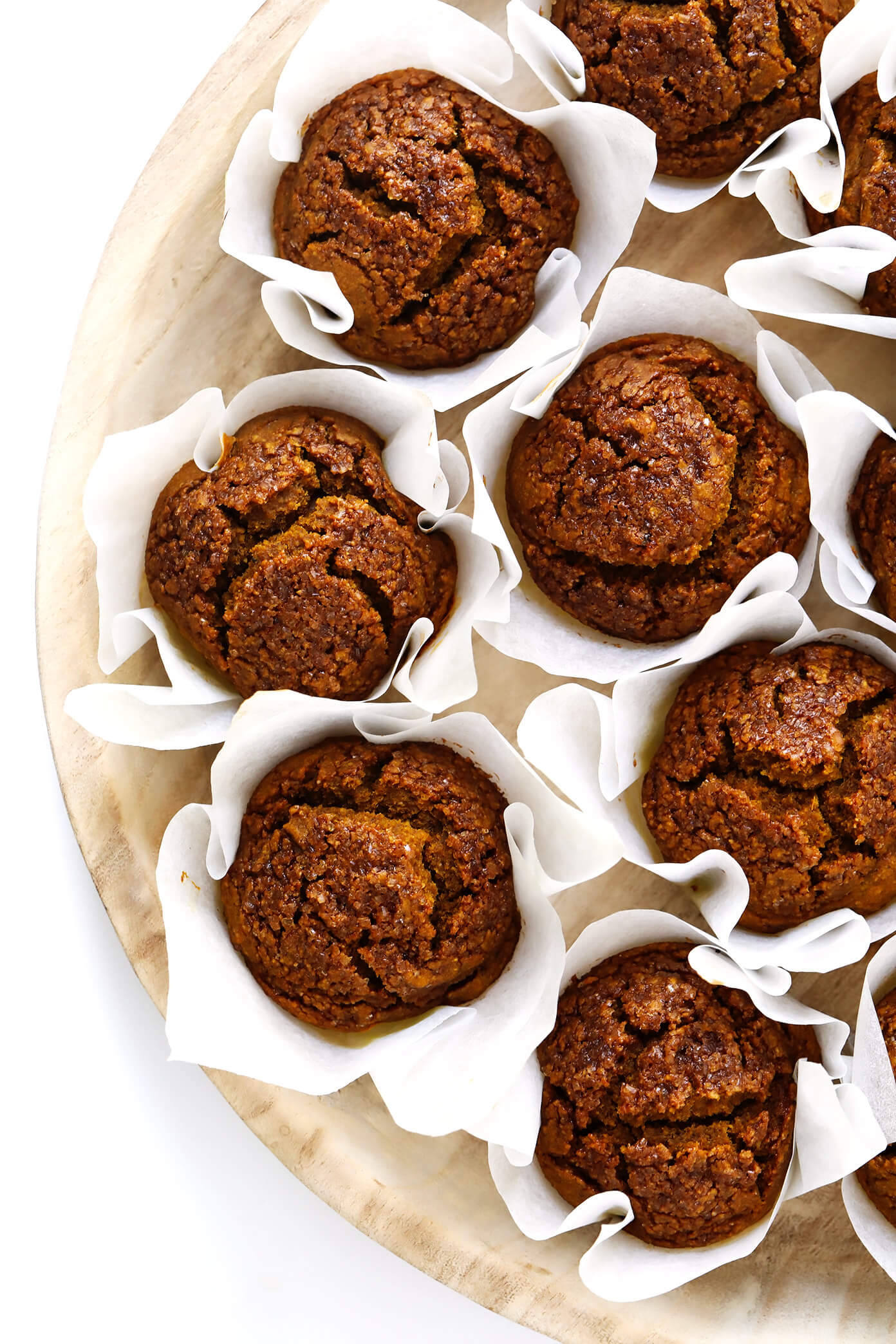 Healthy Pumpkin Muffins with Parchment Liners