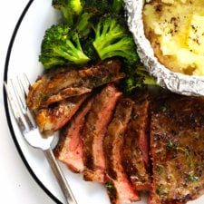 Cast Iron Pan-Seared Steak (Oven-Finished) Recipe