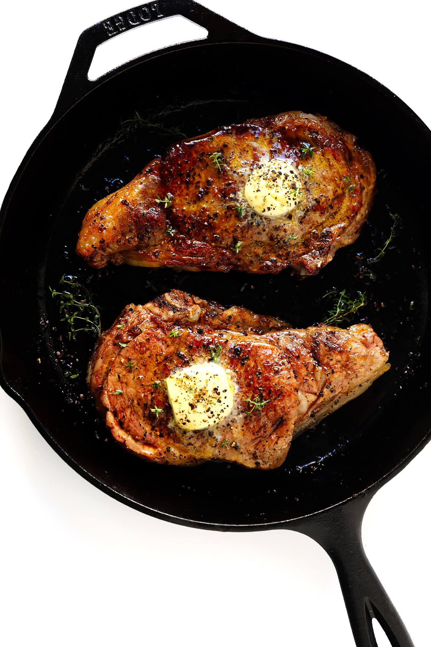 Cast Iron Pan-Seared Steak (Oven-Finished) Recipe