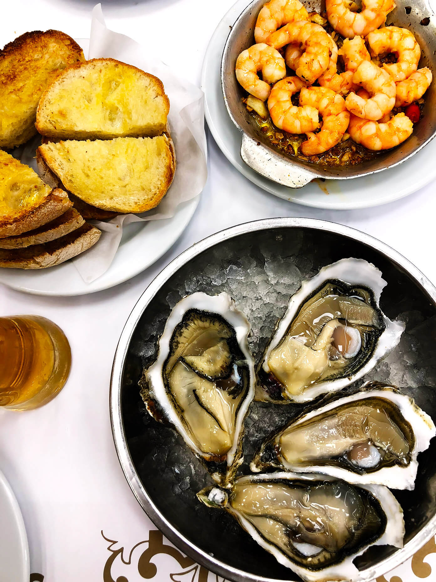 Fresh seafood in Lisbon