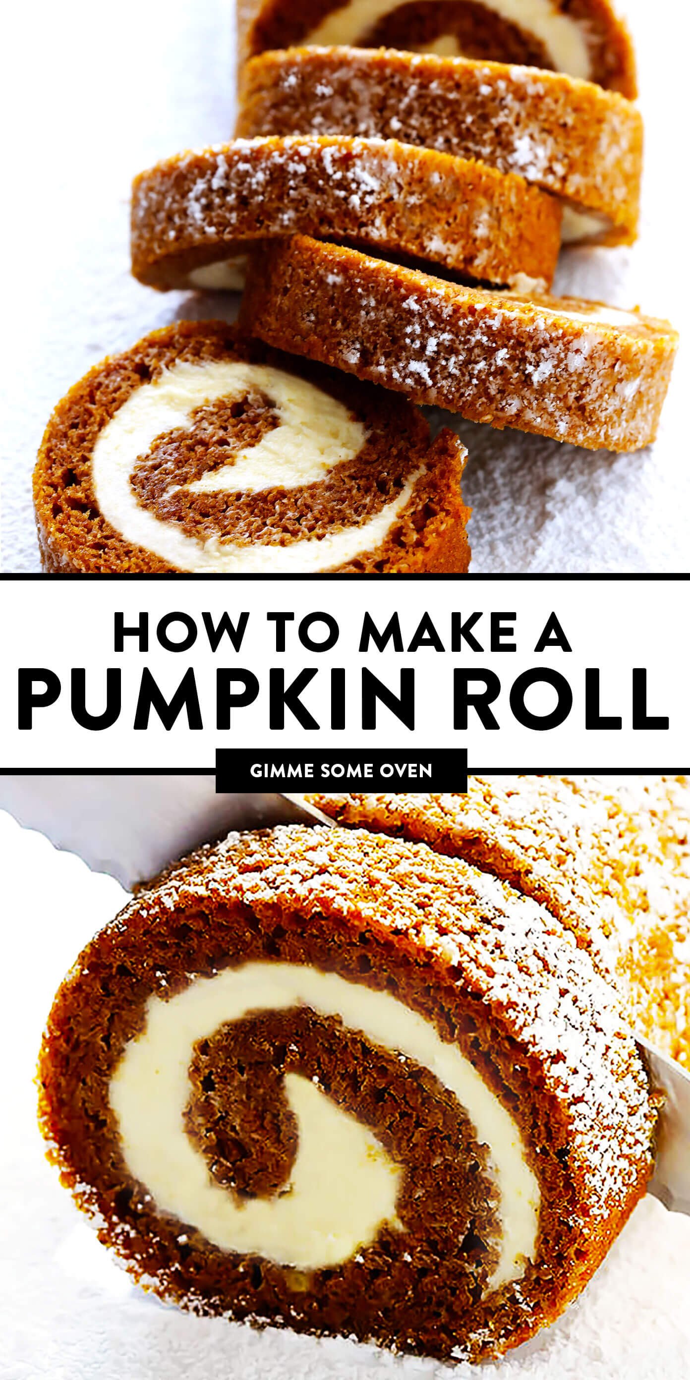 How to Roll a Pumpkin Roll in Parchment Paper