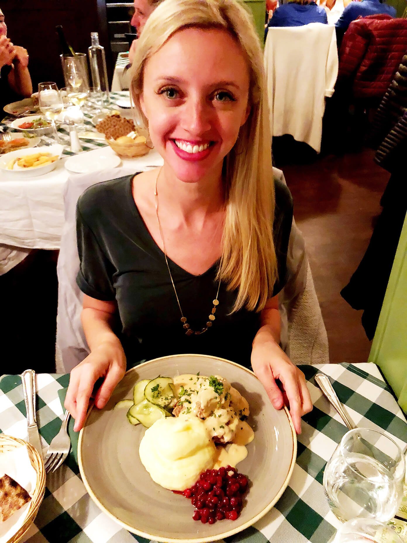 Swedish Meatballs in Stockholm, Sweden