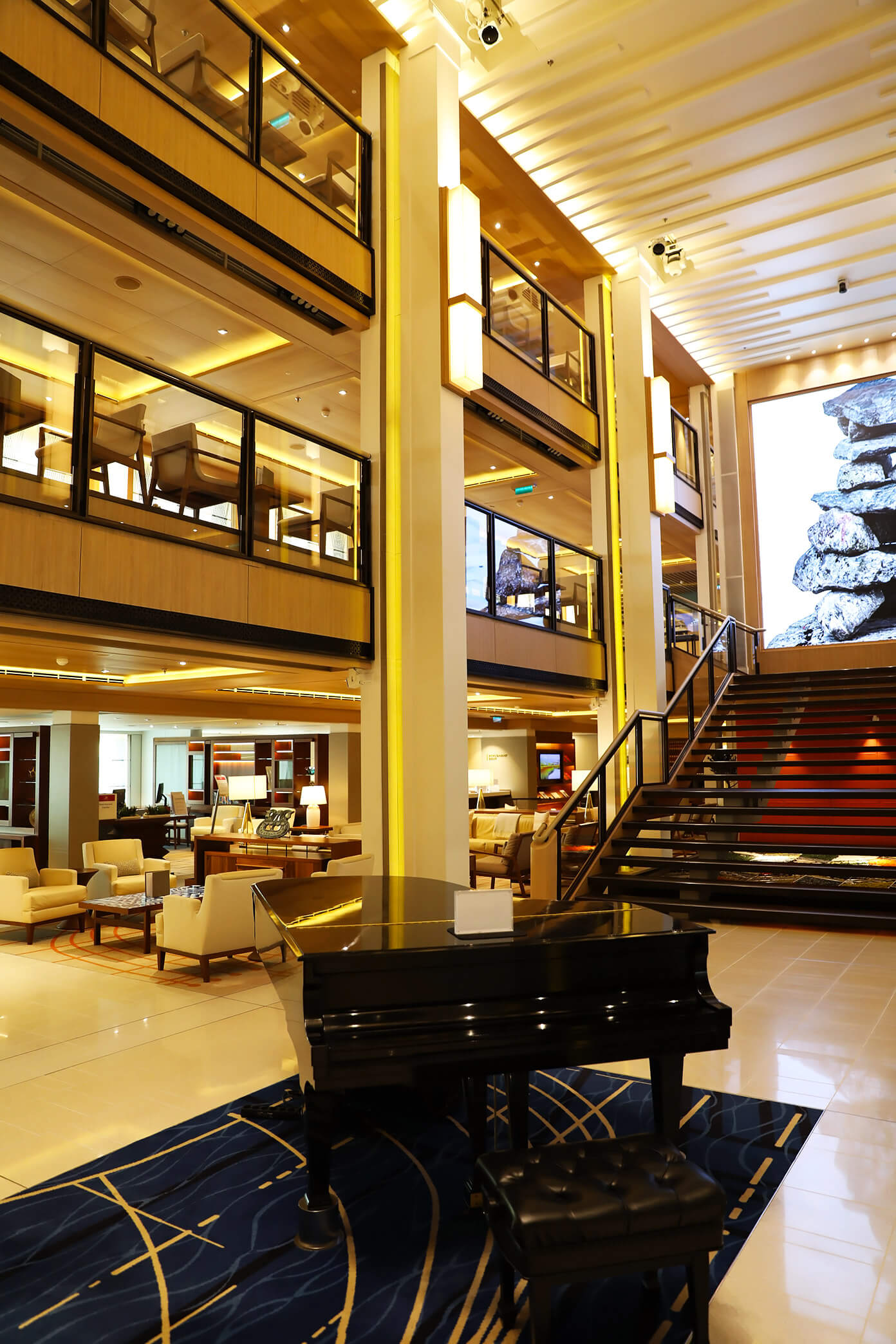 The Atrium on Viking Star | Viking Ocean Cruise