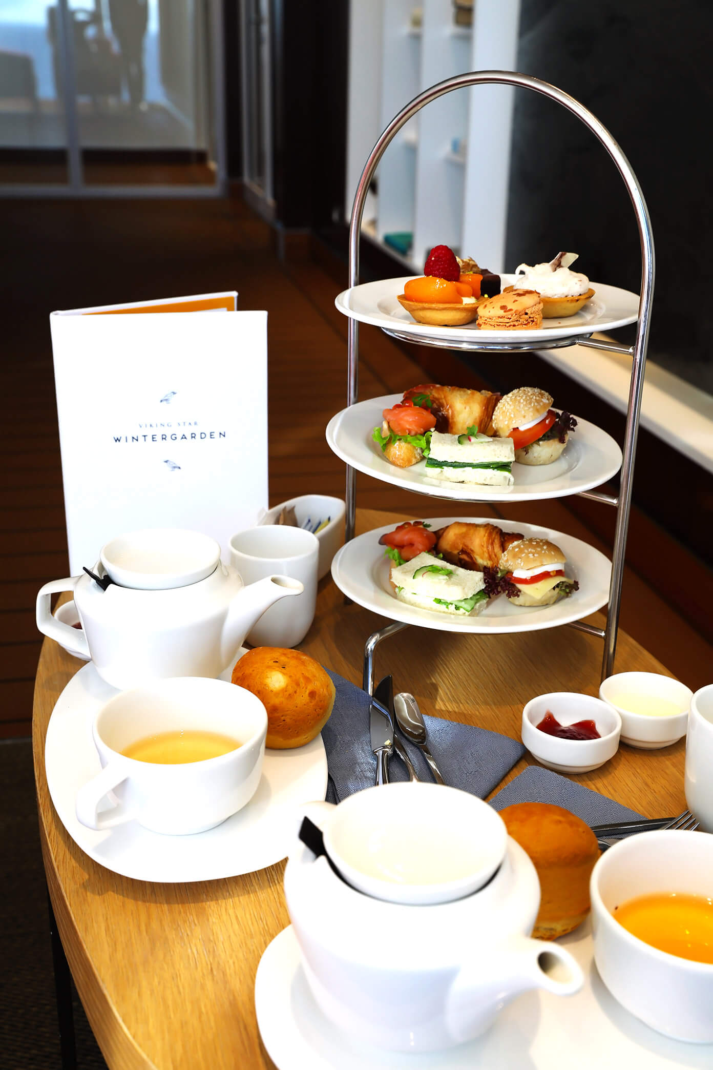 Wintergarden High Tea | Viking Star | Viking Ocean Cruise