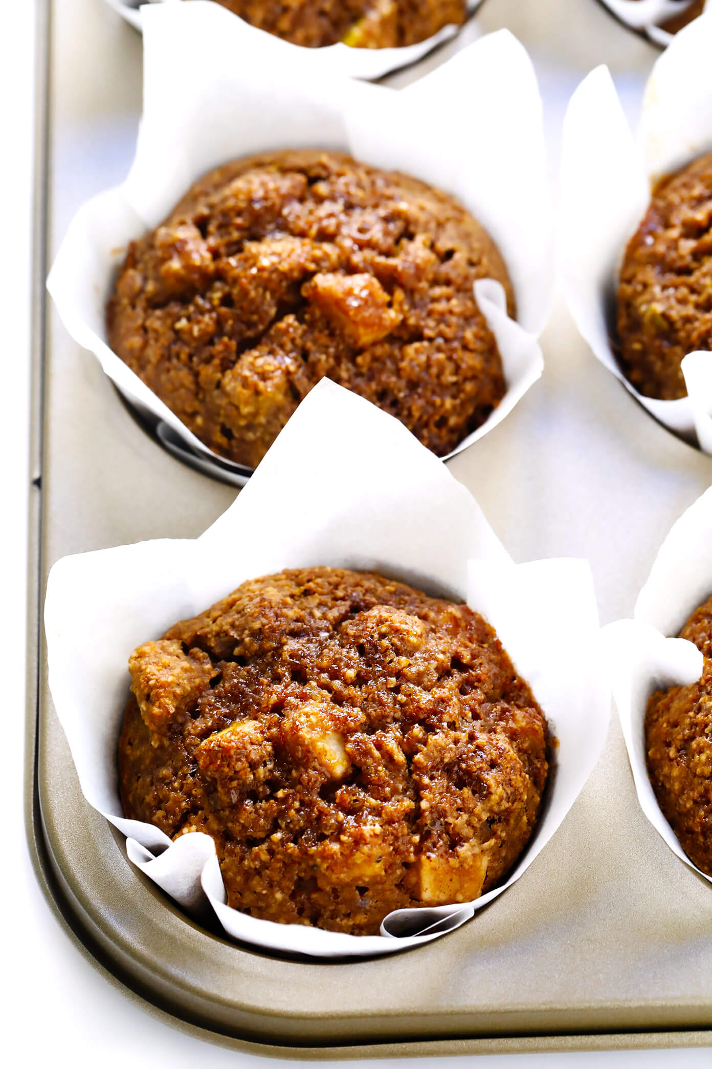 Healthy Apple Muffins Recipe | Gimme Some Oven