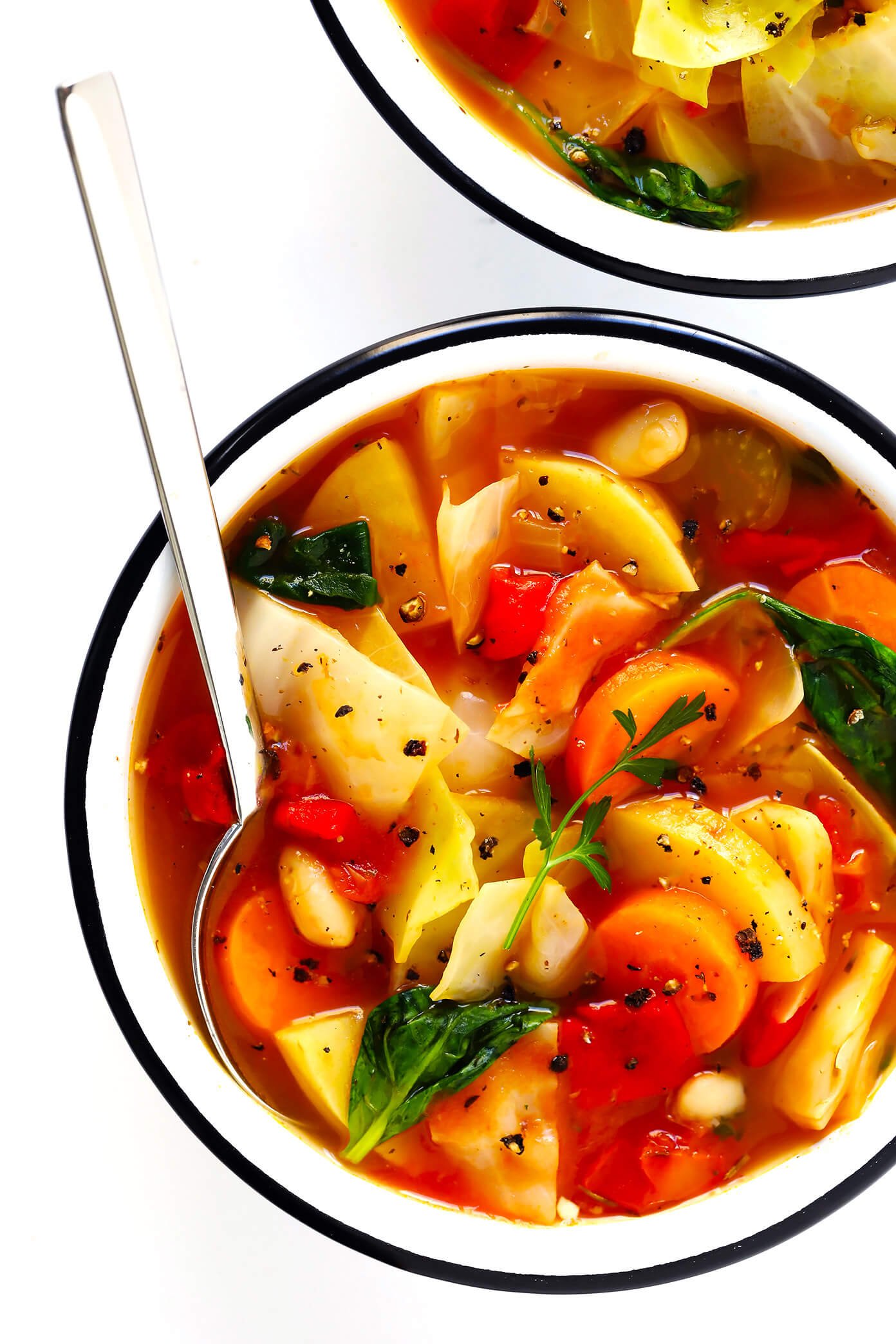 Healthy Vegetarian Cabbage Soup Recipe