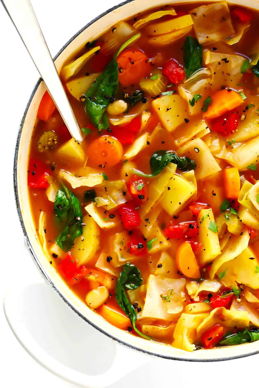 Spicy Vegetarian Cabbage Soup Gimme Some Oven