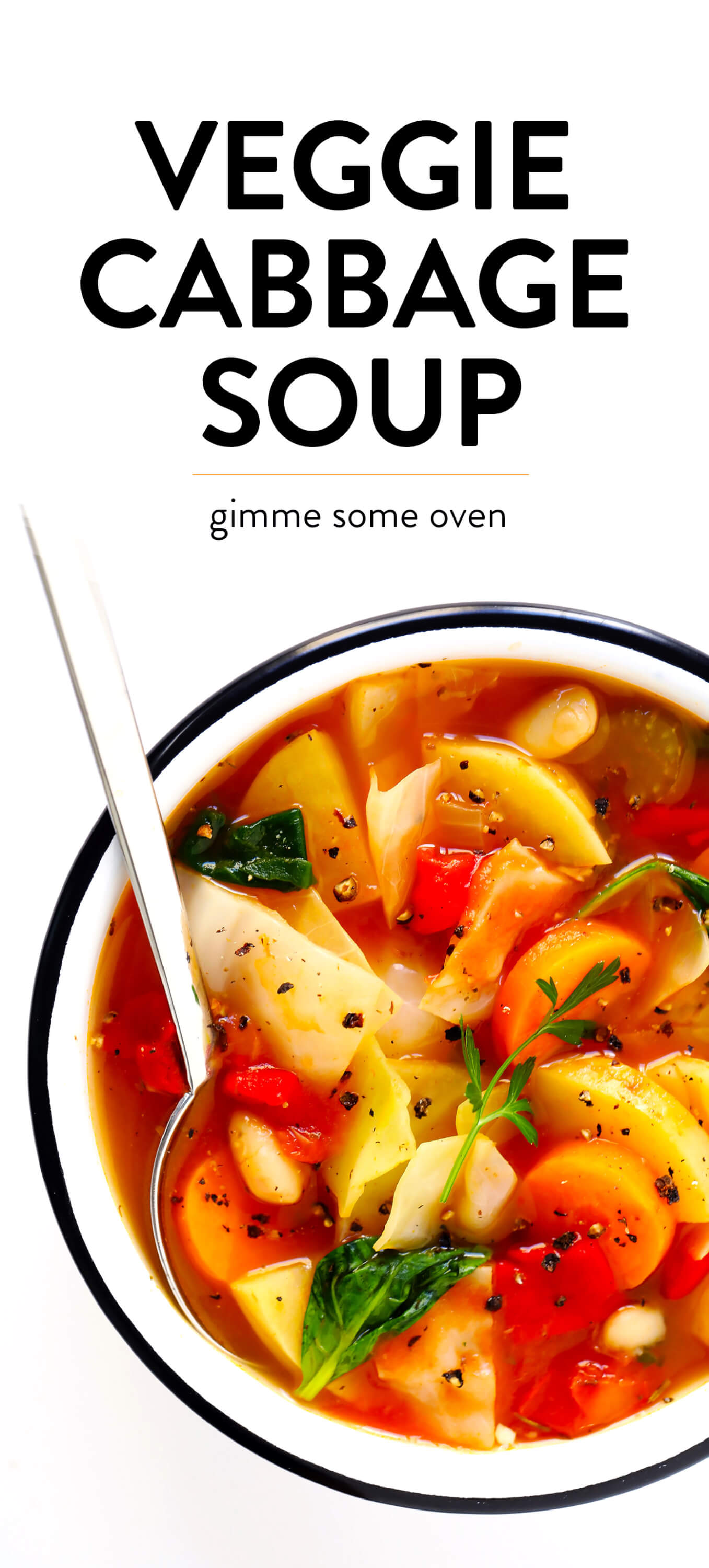 Vegetarian Cabbage Soup Recipe | Gimme Some Oven