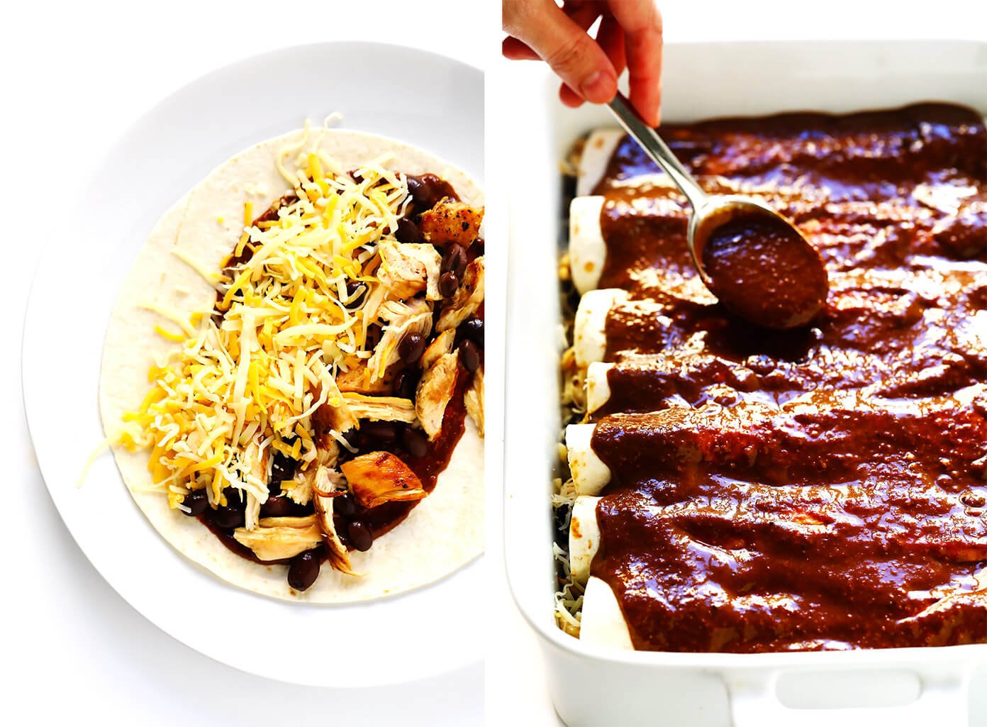 How To Make Mole Enchiladas