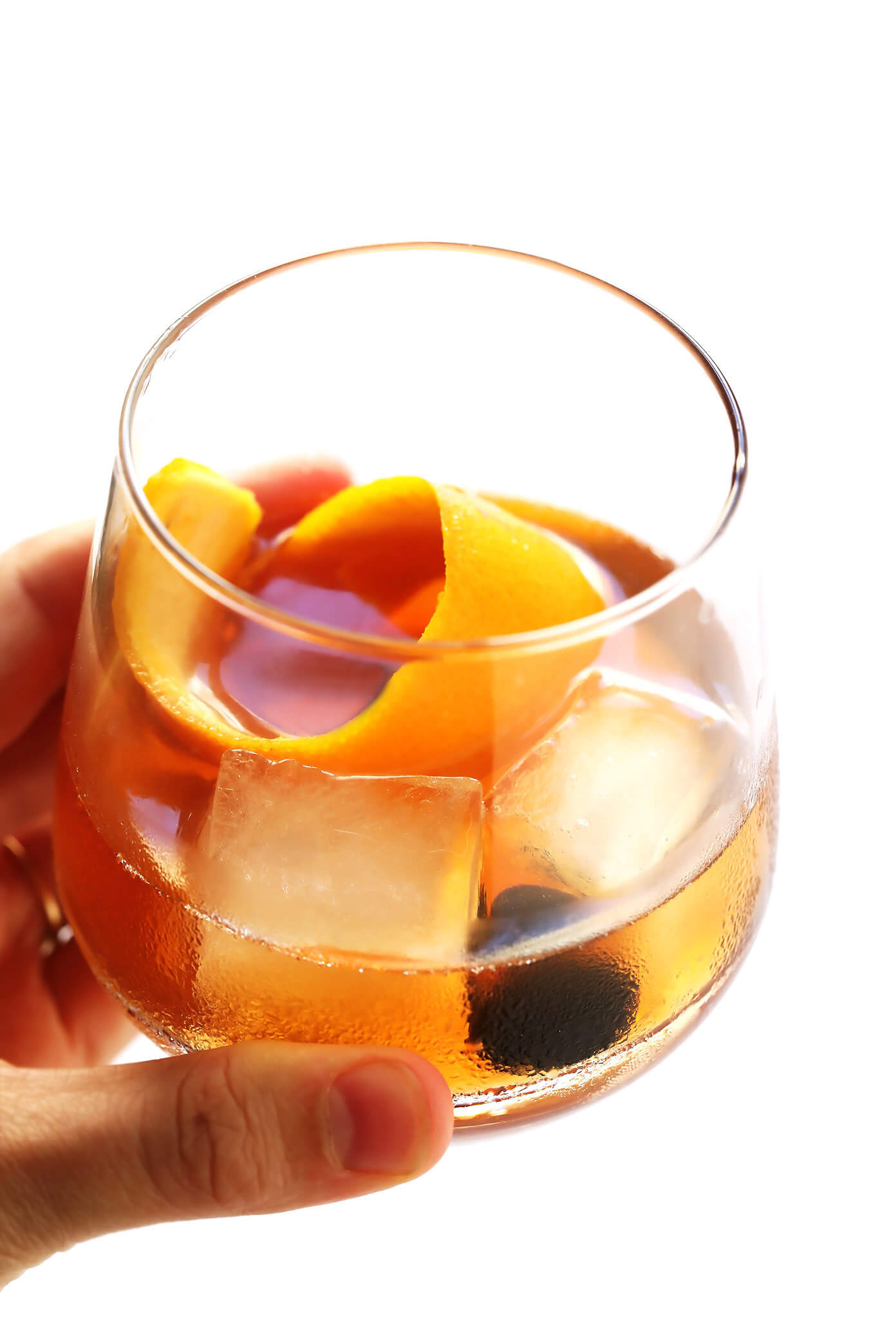 Maple Old Fashioned Cocktail Drink Recipe