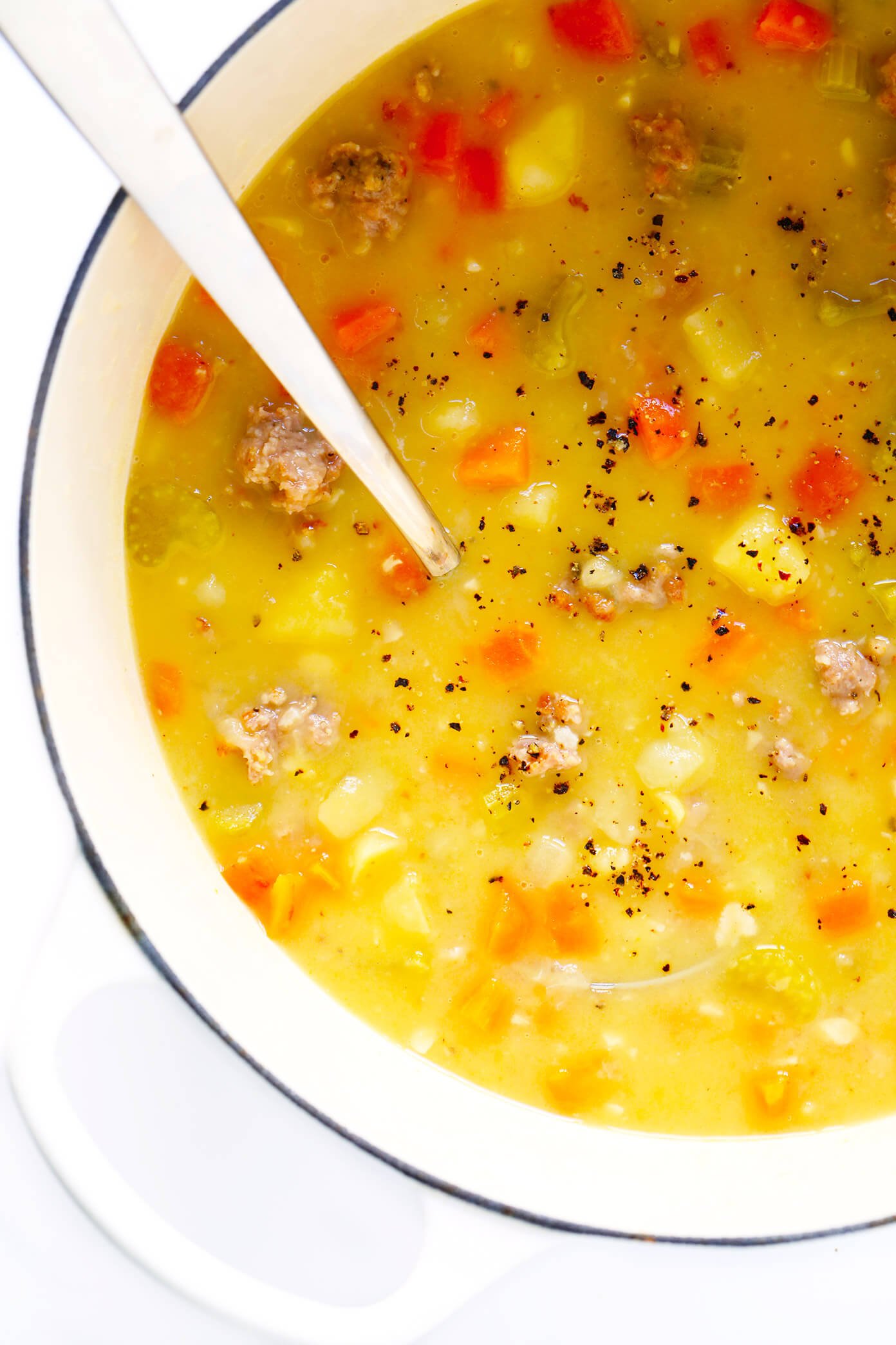 Turkey Cheeseburger Soup Recipe